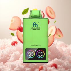 Fumot Tornado 35K Engangs Vape Juicy Peach Is - Dual Mesh Coil, 15ml E-juice, 700 MAH Batteri, USB-C