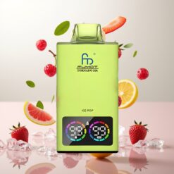 Fumot Tornado 35K Engangsvape Ispop – Dual Mesh Coil, 15ml E-væske, 700 MAH Batteri, USB-C