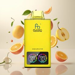 Fumot Tornado 35K Engangsvape – Sur Eple Pop, Dual Mesh Coil, 15ml E-juice, 700 MAH Batteri