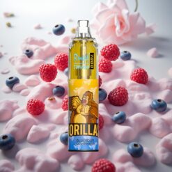 Fumot Tornado 7000 Engangs Vape - Blåsur bringebær, 7000 puffs, 14 ml e-væske, 850 mAh batteri, mesh coil