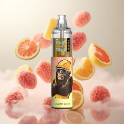 Fumot Tornado 7000 Engangs Vape - Gummibjørn, 7000 Puffs, 14 ML E-liquid, 850 MAH Battery, Type-C Port
