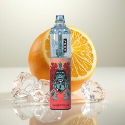 Fumot Tornado 7000 Engangs Vape – Tangerin Is, 14 ML E-væske, 850 MAH Batteri, Type-C Port, RGB Lys