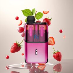 Fumot Ultra T32000 Engangs Vape med Drue Regndråper - Jordbær Regndråper, 32000 puffs, 800mAh batteri, 24ml e-væske