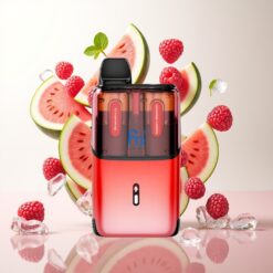 Fumot Ultra T32000 Engangsdamper - Vannmelon Is / Bringebær Vannmelon - 32000 puff, 800mAh, 24ml, Type-C