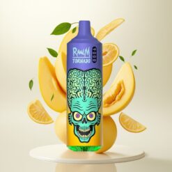RandM Tornado 9000 Puffs – 850 mAh, 18 mL, Mesh Coil – Jordbær Mango