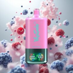 VapSolo Triple 30000 Puffs Blå Bringebær – 40ml, 20/50 mg/ml, Type-C