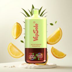 VapSolo Triple 30000 Puffs Engangsdamper – Sur Mango Ananas, 40ml, 20/50 mg/ml, Type-C