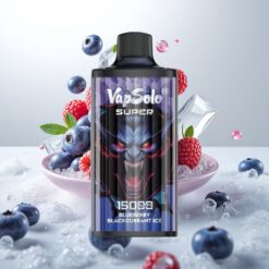 Vapsolo Super 15000 Puffs Engangsdamp Blåbær Solbæris 40ml 850mAh Type-C