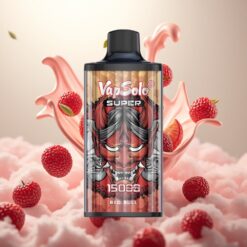 Vapsolo Super 15000 puffs – 40ml e-væske, 850mAh batteri, Type-C-lading, Red Bull-smak