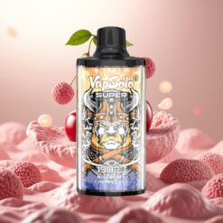 Vapsolo Super 15000 puffs - Kirsebær Cola, 40ml, 850mAh, Type-C