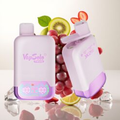Vapsolo Twins 20000 Puffs - 40 ml, 20mg/ml/50mg/ml, Type-C - Drueis & Jordbær Kiwi
