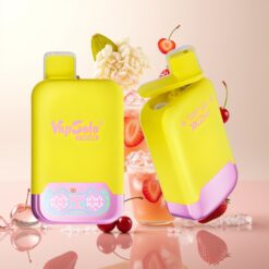 Vapsolo Twins 20000 Puffs Engangsvaper Jordbær Banan & Sprudlende Kirsebær – 40 ml, 20mg/ml, Type-C