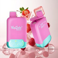 Vapsolo Twins 20000 Puffs – Jordbær Bringebær Kirsebær Is & Drue Is – 40 ml – Type-C – 20mg/ml, 50mg/ml