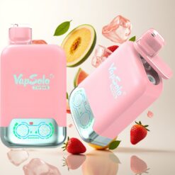Vapsolo Twins 20000 Puffs – Jordbær Is & Mango Fersken Vannmelon – 40 ml, 20mg/ml, Type-C