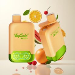 Vapsolo Twins 20000 Puffs – Oransje Mango Vannmelon & Red Bull – 40 ml, 20mg/ml eller 50mg/ml, Type-C-lading