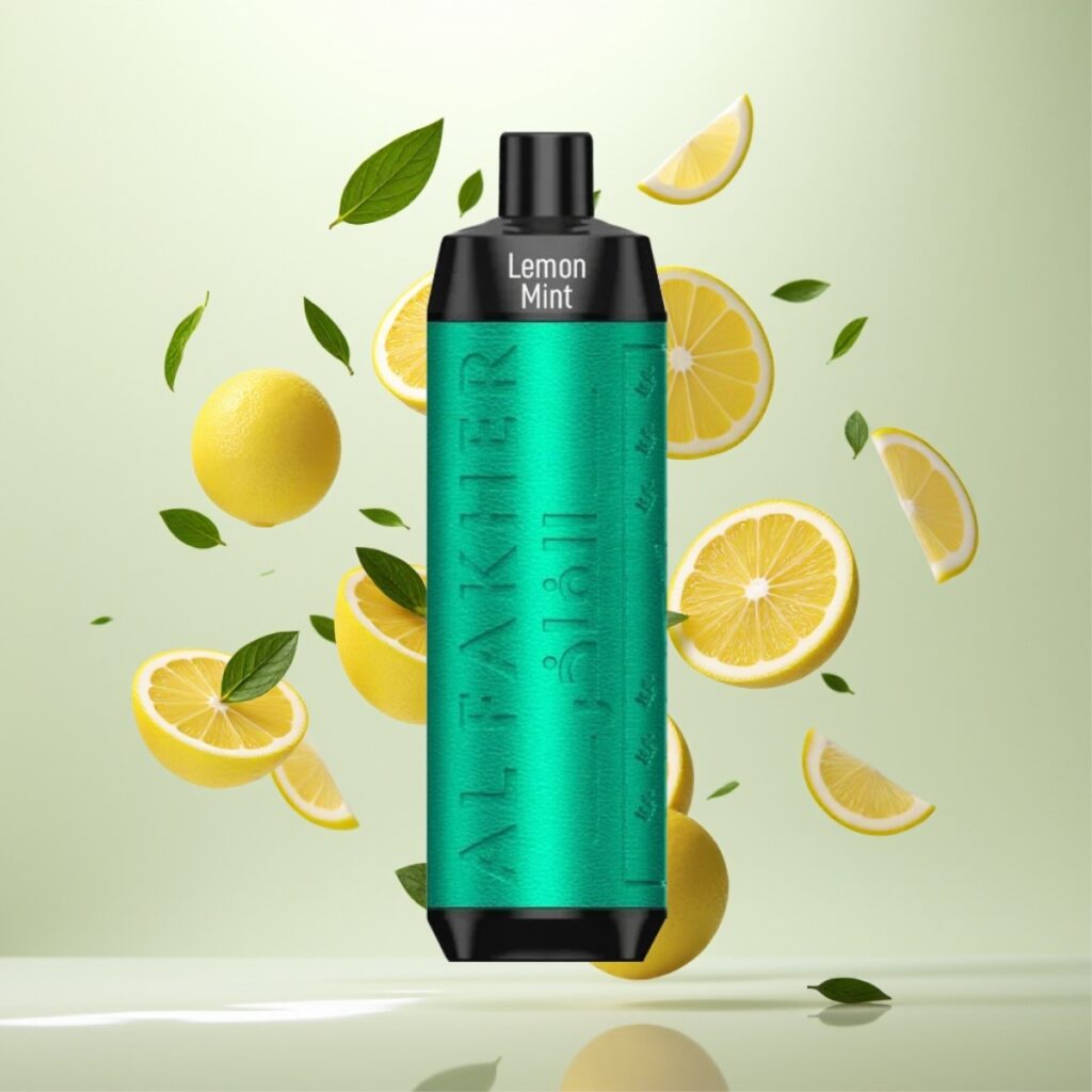 Al Fakher Crown Bar 8000 Crystal Engangs-vape Sitron Mynte – 600mAh, 18ml, 5mg, 8000 puff