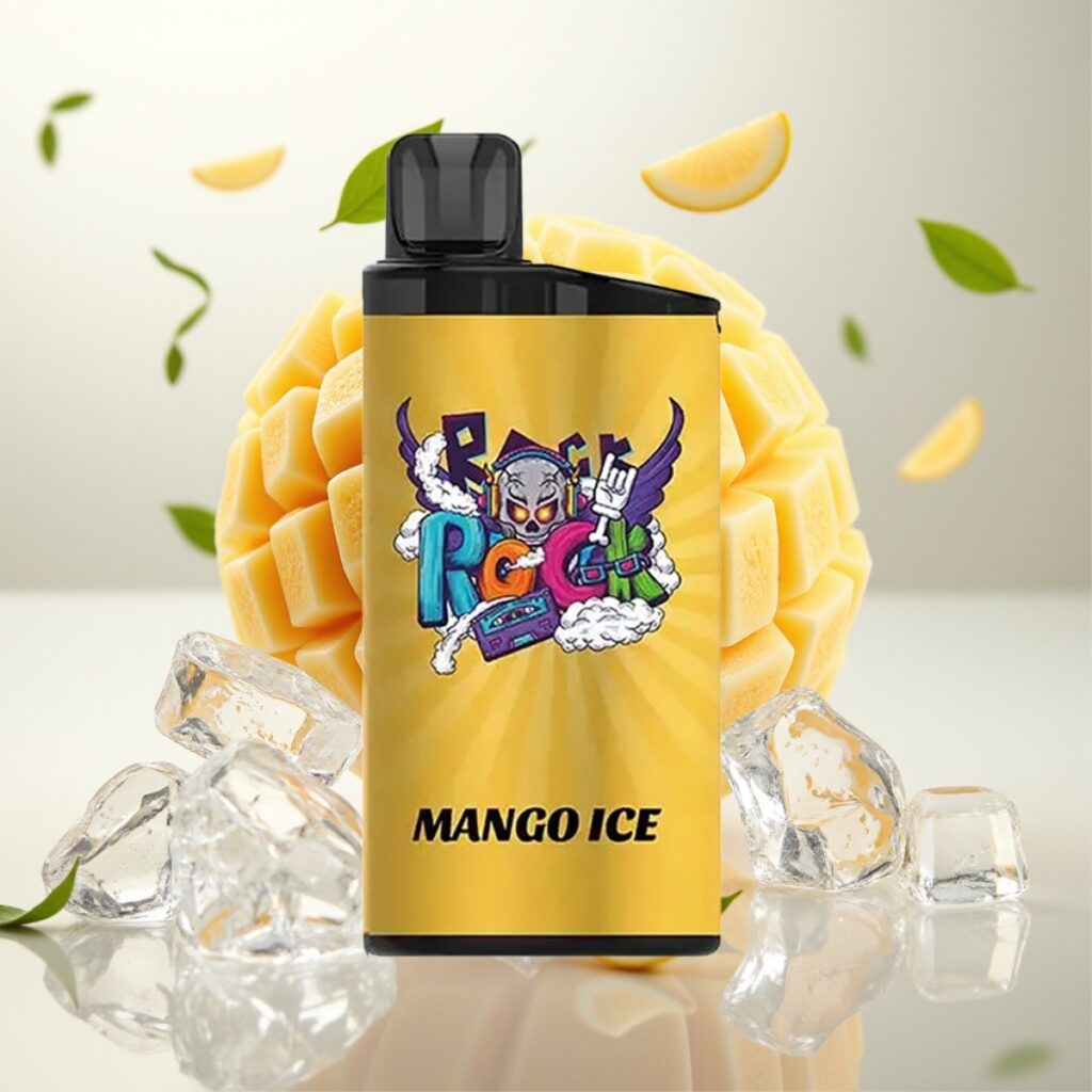 IGET Bar 3500 Puffs Engangsdamp Mango Is – Opptil 3500 Puff, 1400 mAh, 1.2 Ohm Mesh Coil