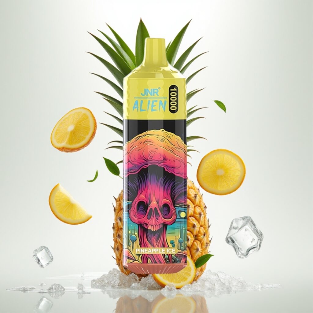 JNR Alien 10000 Puffs – 850mAh, 20ml, Type-C – Ananas Is