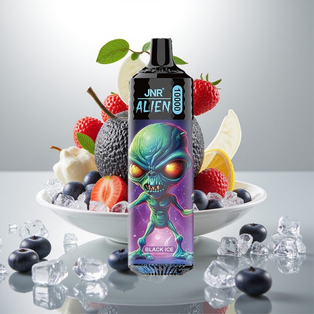 JNR Alien 10000 Puffs – 850mAh, 20ml, Type-C, LED (RGB), Svart Is