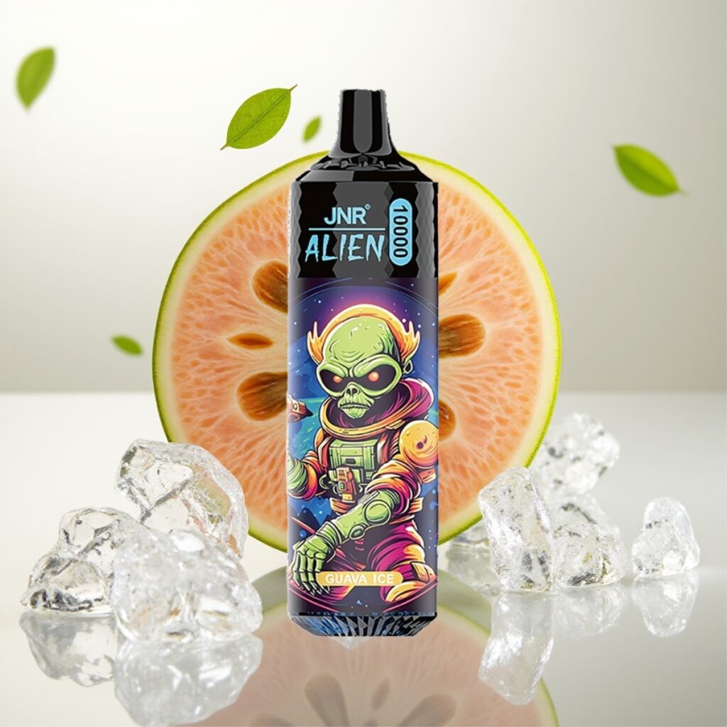 JNR Alien 10000 Puffs Guava Is – 850mAh, 20ml, Type-C Lading