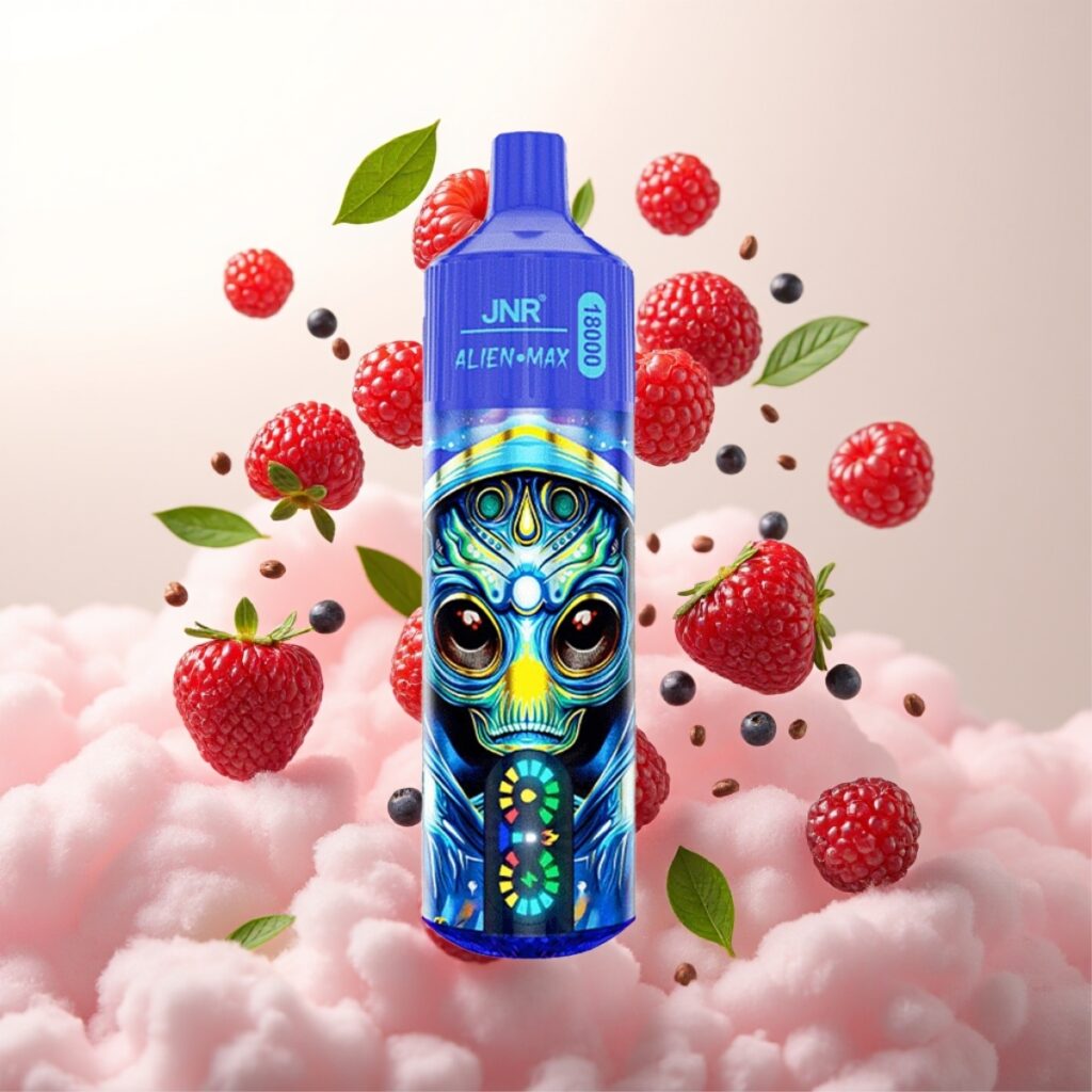 JNR Alien Max 18000 Puffs Smart LED Display, Dual Mesh Coil, 20 smaker – Blandede Bær