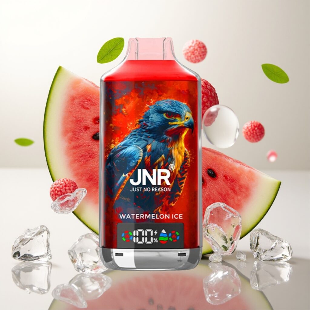 JNR Falcon X 18000 Puffs Engangs Vape Vannmelon Is – 750mAh, 24ml, Dual Mesh Coil