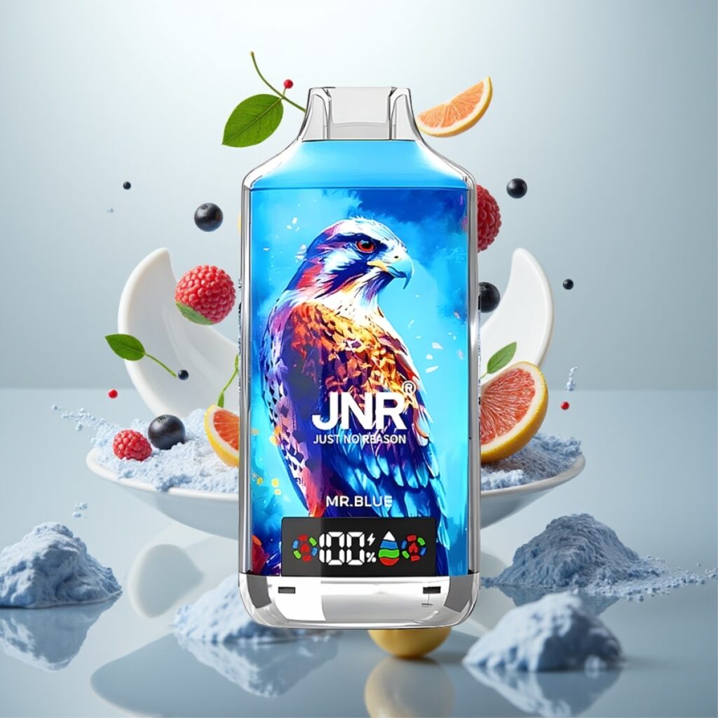 JNR Falcon X 18000 Puffs Mr. Blå – 750mAh, 24ml, Digital Display, Type-C