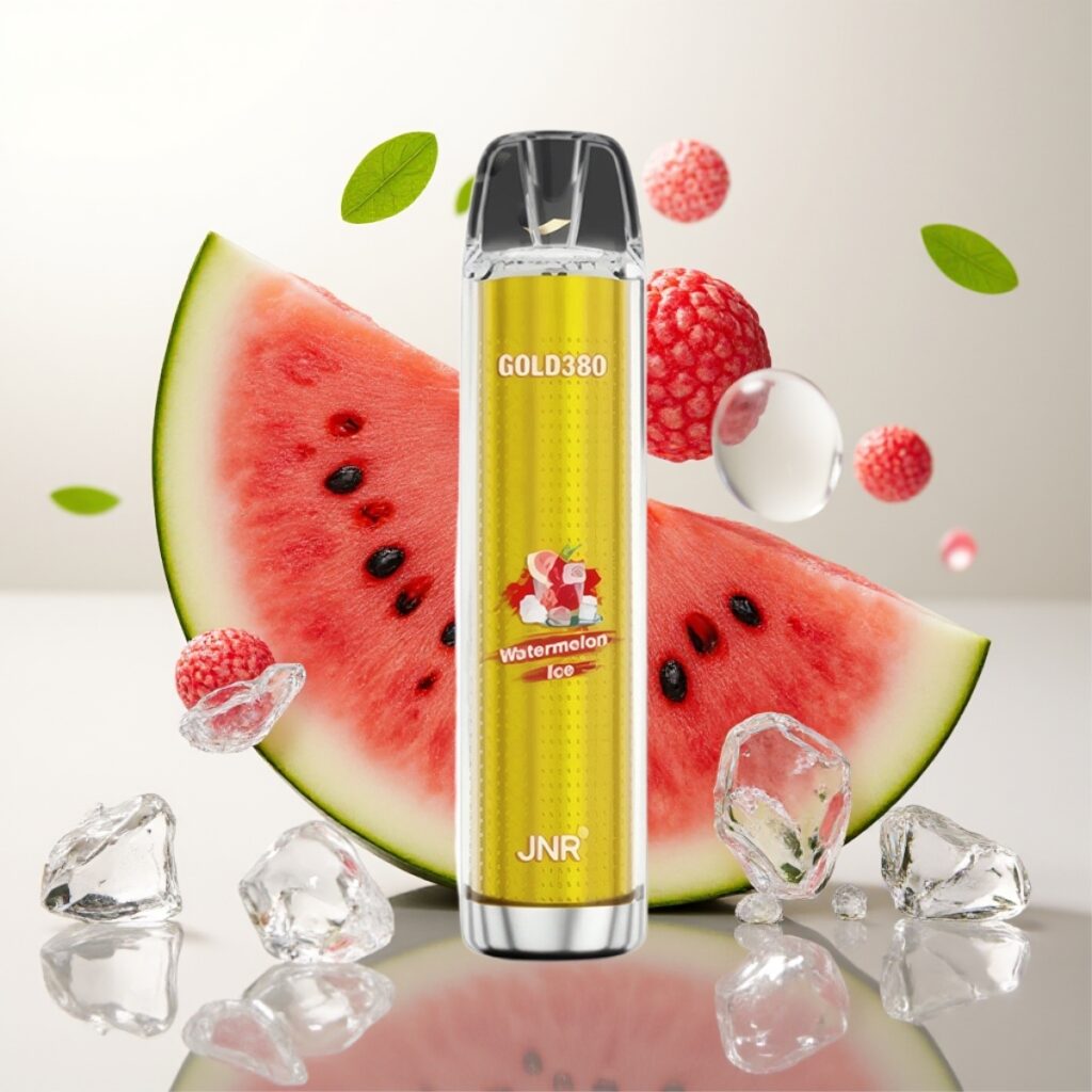 JNR Glod380 6000 Puffs Engangs Vannmelon Is – 1500mAh, 1.0ohm Mesh Coil