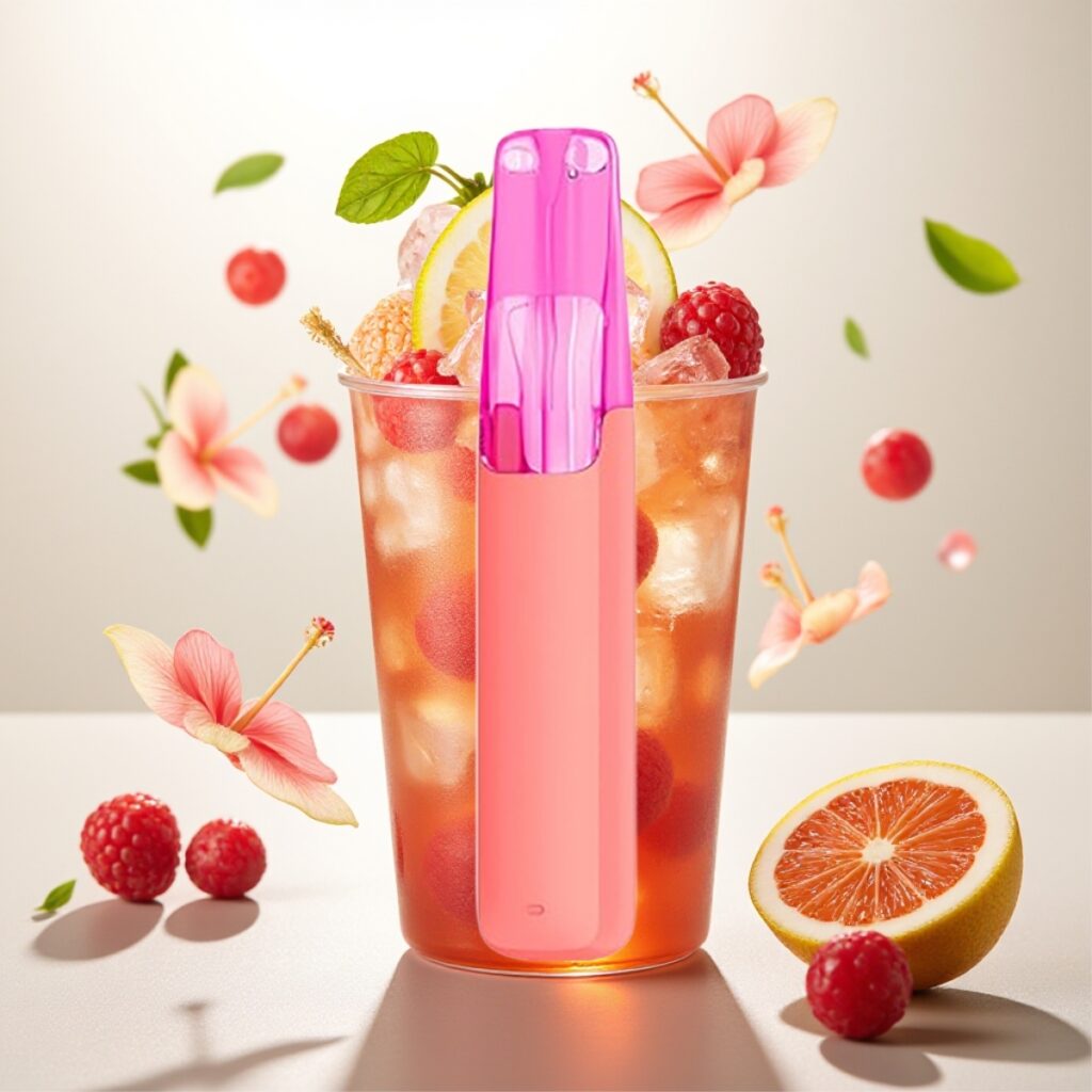 Snowplus Dash 4000 Puffs Engangs Device Hibiscus IsTe - 7,5 ml, 4000 puffs, 530 mAh