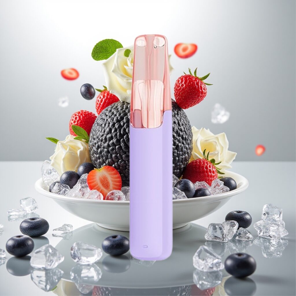 Snowplus Dash 4000 Puffs Engangsenhet – Svart Drageis, Keramisk Atomizer, 530 mAh, 7,5 ml